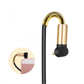 Rovtop 3.5MM Audio Cable Male-Male AUX Cable Headphone Beats Earphone Speaker Phone Car Stereo AUX Cord Spring Audio Cable Z2
