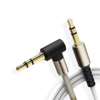 Rovtop 3.5MM Audio Cable Male-Male AUX Cable Headphone Beats Earphone Speaker Phone Car Stereo AUX Cord Spring Audio Cable Z2