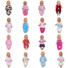 Doll Jump Suits Fit For 43cm Baby Doll  Doll Reborn Baby Clothes