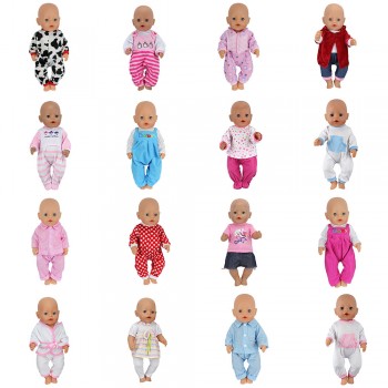 Doll Jump Suits Fit For 43cm Baby Doll  Doll Reborn Baby Clothes