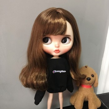 Casual Printing Blyth Doll Clothes Long Sleeve Hoodie Barbies T-shirt for blyth azone Licca ob24 1/6 Dolls Accessories Clothes