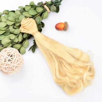 DIY Wave Wig Black Gold Blown Khaki Curly Wavy Hairpiece Per Wig Hot Pear Curly Hair For Dolls Accessories Christmas Toy