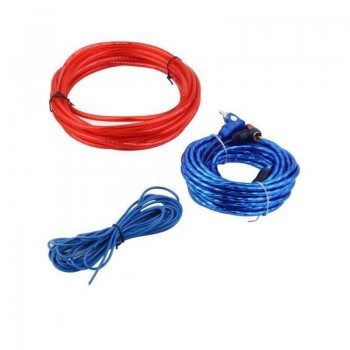 5M Car Audio Wire Wiring Kit Amplifier Subwoofer Speaker Installation Cable 8GA Power Line 60 AMP Fuse Holder