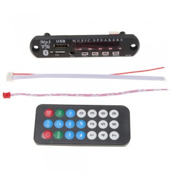 Car Bluetooth FM Radio Handsfree kit Mp3 Player Wireless TF USB 3.5mm AUX 5V 12V Car Audio Modification kit for Speakers