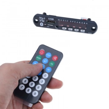 DIY Car Speaker Module Bluetooth MP3 Wma Decoder Board DC 5V 12V Mp3 Dekoder Decodificador Support FM SD USB AUX Audio Player