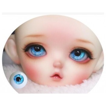 Snowflake Black Pupil Acrylic BJD Doll Eyes For 1/3 1/4 1/6 Doll Accessories Gorgeous Cool 12mm 14mm 16mm 18mm Eye Ball
