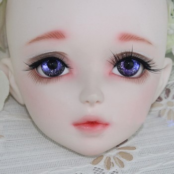 Starry Gradient Blackbird BJD Doll Eyes 12mm 14mm 16mm 18mm Eyeball Fantasy Starry 1/3 1/4 1/6 SD BJD Doll Accessories Eye Ball