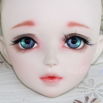 Starry Gradient Blackbird BJD Doll Eyes 12mm 14mm 16mm 18mm Eyeball Fantasy Starry 1/3 1/4 1/6 SD BJD Doll Accessories Eye Ball