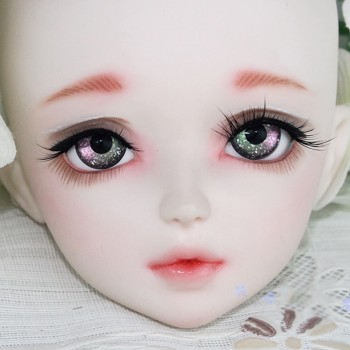 Starry Gradient Blackbird BJD Doll Eyes 12mm 14mm 16mm 18mm Eyeball Fantasy Starry 1/3 1/4 1/6 SD BJD Doll Accessories Eye Ball