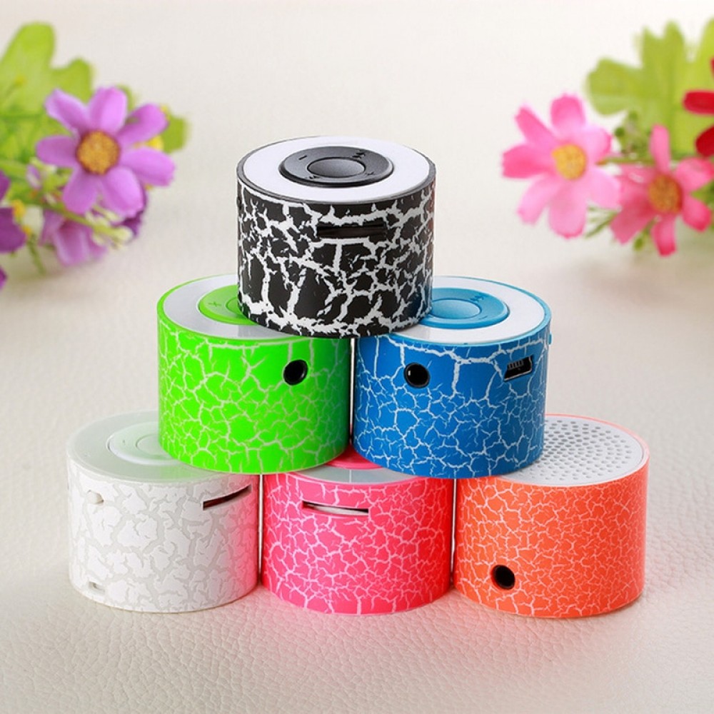 6 Color Mini MP3 Speaker Rechargeable Support Earphone Headphone TF Card Crack Music Player No Bluetooth