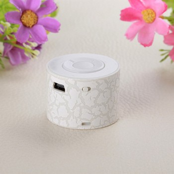 6 Color Mini MP3 Speaker Rechargeable Support Earphone Headphone TF Card Crack Music Player No Bluetooth