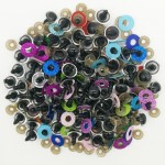 10pcs 10mm Shinning Plastic Doll eyes safety eyes For Teddy Bear Stuffed Toys Snap Animal Scrapbooking Puppet Dolls Craft eyes