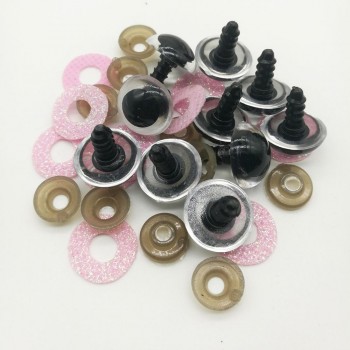 10pcs 10mm Shinning Plastic Doll eyes safety eyes For Teddy Bear Stuffed Toys Snap Animal Scrapbooking Puppet Dolls Craft eyes