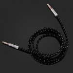 Nylon Braid AUX Cable 3.5mm jack Male to Male Car Aux Auxiliary Cord Jack Stereo Audio Cable for iPhone for iPod