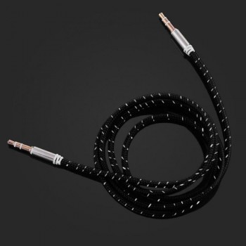 Nylon Braid AUX Cable 3.5mm jack Male to Male Car Aux Auxiliary Cord Jack Stereo Audio Cable for iPhone for iPod
