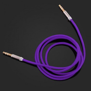 Nylon Braid AUX Cable 3.5mm jack Male to Male Car Aux Auxiliary Cord Jack Stereo Audio Cable for iPhone for iPod