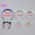 1pc Cute cat ear headbands dolls hair accessories for 18inch girl Blyth doll BJD 1/3 1/4 1/6 1/8 1/12 doll as for Barbie dolls