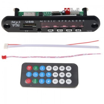 Wireless 5V 12V Car MP3 Player Decoder Board Audio Module Radio Wma FM TF USB 3.5mm AUX Speakers Not Bluetooth