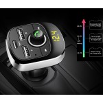 Car MP3 Player Bluetooth FM Transmitter Hands-free Car Kit Audio MP3 Modulator 1.1 Inch Display 3.1A USB Car Charger