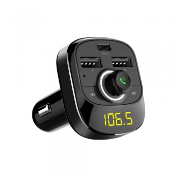 Car MP3 Player Bluetooth FM Transmitter Hands-free Car Kit Audio MP3 Modulator 1.1 Inch Display 3.1A USB Car Charger