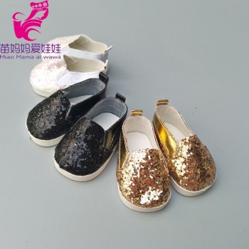 Doll shoes for 43 cm new born baby Doll black white Prink Shoes For 18 Girls Doll shoes sneacker doll Accessories