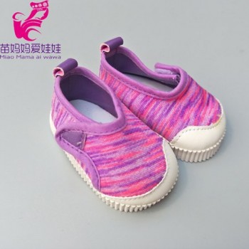Doll shoes for 43 cm new born baby Doll black white Prink Shoes For 18 Girls Doll shoes sneacker doll Accessories