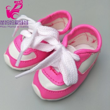 43cm  baby new born doll toy shoes winter boots for 18 inch girl doll shoes  children new year gift