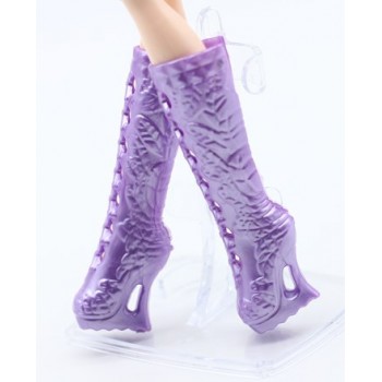 1pair New Fashion Shoes For Monster Doll CUte long boots Doll accessories et018