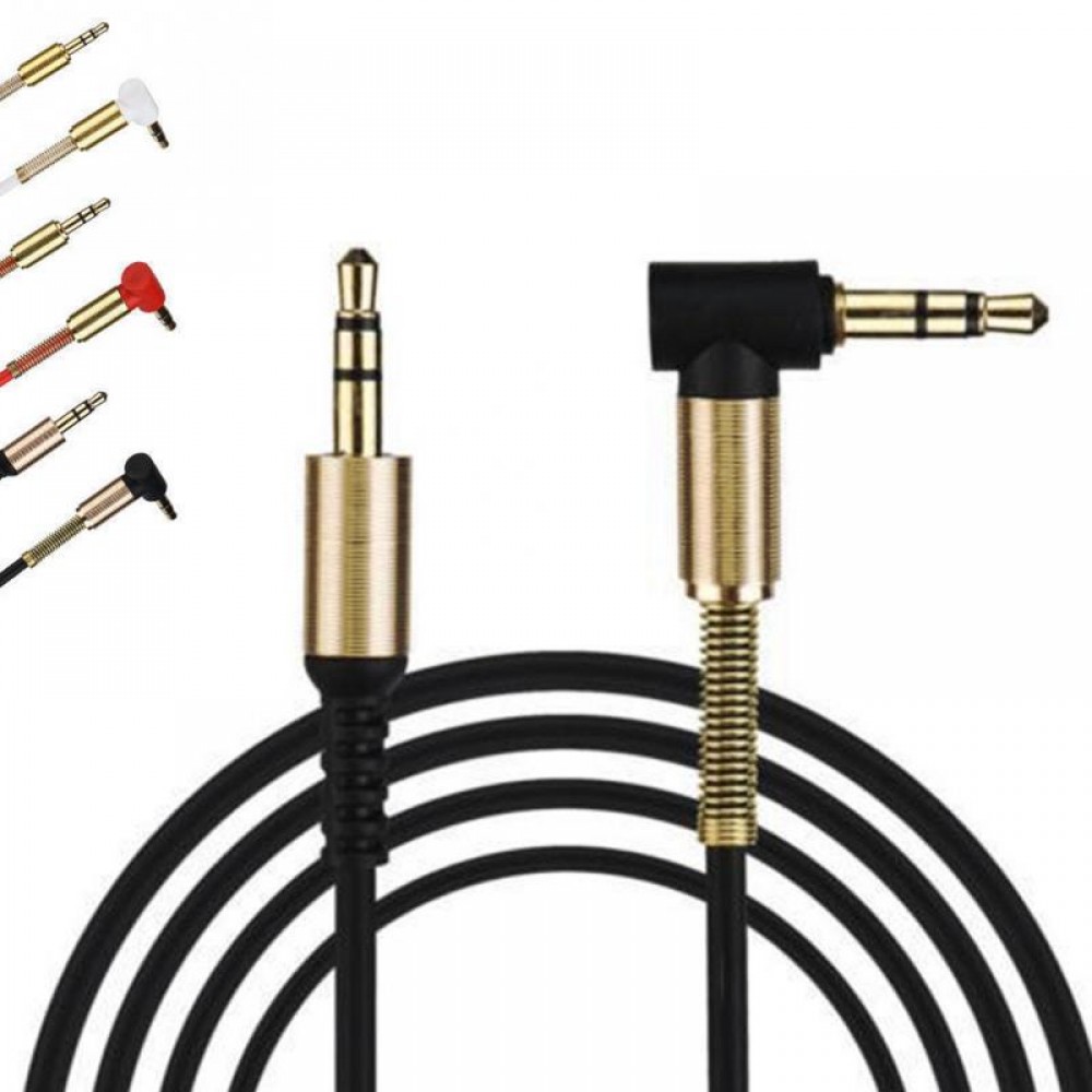 2018  Audio Cable Gold Plating 3.5mm Male to Male Car Aux Auxiliary Cord Jack Stereo Audio Cable for Phone MP3