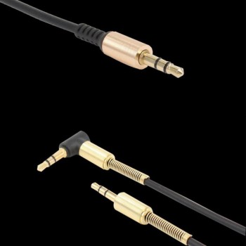 2018  Audio Cable Gold Plating 3.5mm Male to Male Car Aux Auxiliary Cord Jack Stereo Audio Cable for Phone MP3