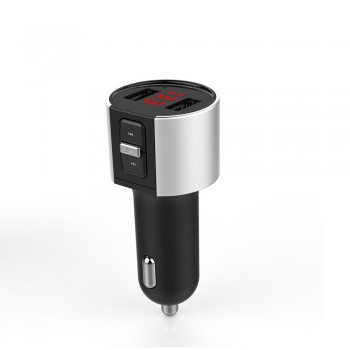 Car Auto Multifunction Bluetooth In-Car MP3 Player FM Wireless Transmitter Dual USB LCD Charger Kit Handsfree Vintage Radio H128