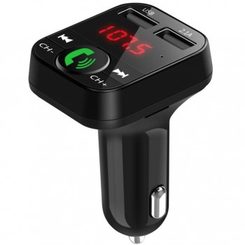 New Wireless Bluetooth Car MP3 Player 1PC Car Handsfree Wireless Bluetooth FM Transmitter LCD MP3 Player USB Charger 25