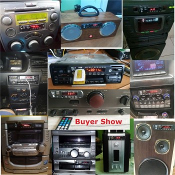 5V 12V Bluetooth Car Kit Mp3 Player FM Radio Wireless Audio Receiver Adapter TF USB 3.5mm AUX Car Audio Modification kit