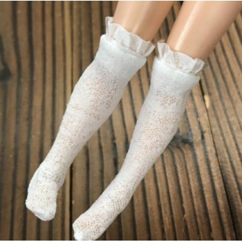 1 Pair 1/6 Dolls Socks for Blyth, Licca, Azone, Momoko, Barbies Doll Stocking Clothes Accessories Toys
