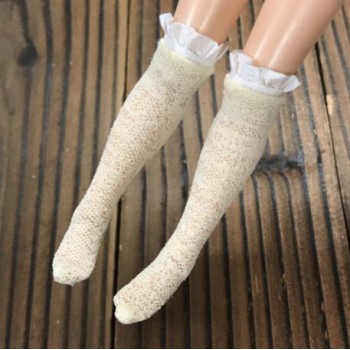 1 Pair 1/6 Dolls Socks for Blyth, Licca, Azone, Momoko, Barbies Doll Stocking Clothes Accessories Toys