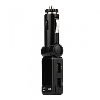 Car Mp3 Player  87.5mhz-108.0mhz Bluetooth Music Receiver 3.5mm Adapter Handsfree Car AUX Speaker FM Transmitter MAY01