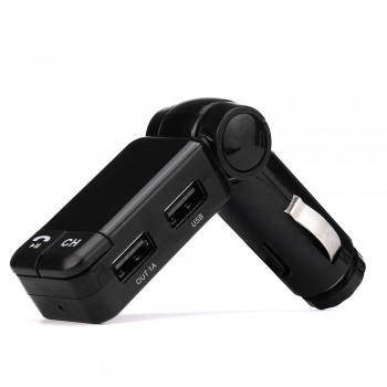 Car Mp3 Player  87.5mhz-108.0mhz Bluetooth Music Receiver 3.5mm Adapter Handsfree Car AUX Speaker FM Transmitter MAY01