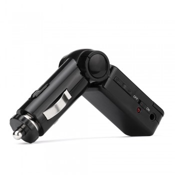 Car Mp3 Player  87.5mhz-108.0mhz Bluetooth Music Receiver 3.5mm Adapter Handsfree Car AUX Speaker FM Transmitter MAY01