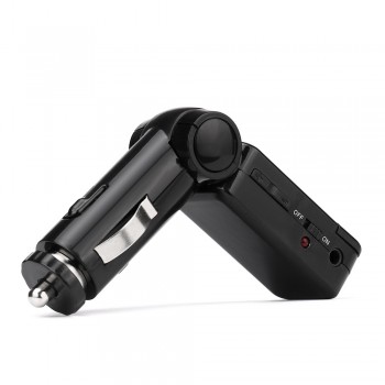 Car Mp3 Player  87.5mhz-108.0mhz Bluetooth Music Receiver 3.5mm Adapter Handsfree Car AUX Speaker FM Transmitter MAY01