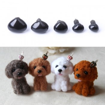 100Pcs Plastic Safety Triangle Nose Doll Plush Toys Stuffed Animals Making DIY