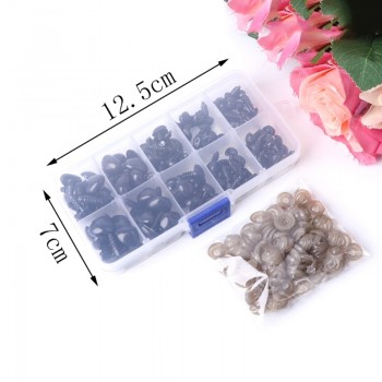 100Pcs Plastic Safety Triangle Nose Doll Plush Toys Stuffed Animals Making DIY