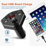 OMESHIN Car Mp3 Player 87.5-108MHz Bluetooth Car FM Transmitter Wireless Radio Adapter USB Charger Mp3 Player 18 Octo 2
