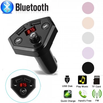 OMESHIN Car Mp3 Player 87.5-108MHz Bluetooth Car FM Transmitter Wireless Radio Adapter USB Charger Mp3 Player 18 Octo 2