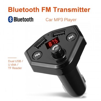 OMESHIN Car Mp3 Player 87.5-108MHz Bluetooth Car FM Transmitter Wireless Radio Adapter USB Charger Mp3 Player 18 Octo 2