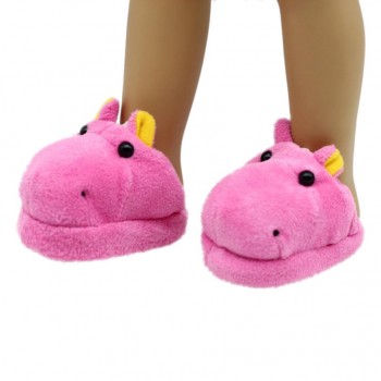For 18 Inch American Doll Cute Animal Plush Slippers girl doll accessories toys for children 2018 drop ship K3