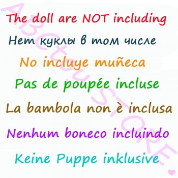 Random 5 x Mini Clothing Cute Outfit Daily Dress Skirt Vest Shorts Accessories Clothes for Barbie Sister Kelly Doll 4 in.