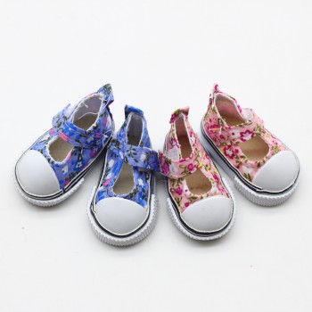 Papabasi 1pair 5CM Canvas Doll Shoes for 1/6 Scale Dolls,Lovely BJD Doll Boots for Russian Doll Accessories Free Shipping