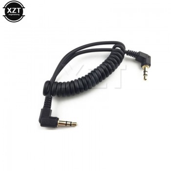 Audio Cable Stereo 3.5mm Double bend 90 degree Male Audio Line Mp3 Mobile Phone to Car Aux Speaker Audio Wire