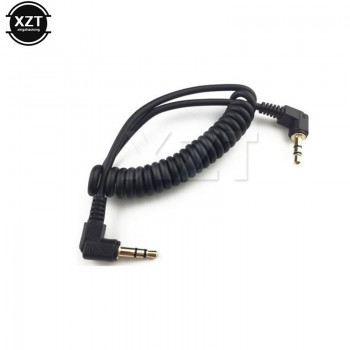 Audio Cable Stereo 3.5mm Double bend 90 degree Male Audio Line Mp3 Mobile Phone to Car Aux Speaker Audio Wire