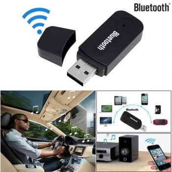 Car-styling 3.5mm Car Wireless Bluetooth Aux Audio Stereo Music Receiver Adapter+Mic For PC 612